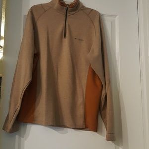 Men's Columbia Titanium Quarter Zip Pull Over